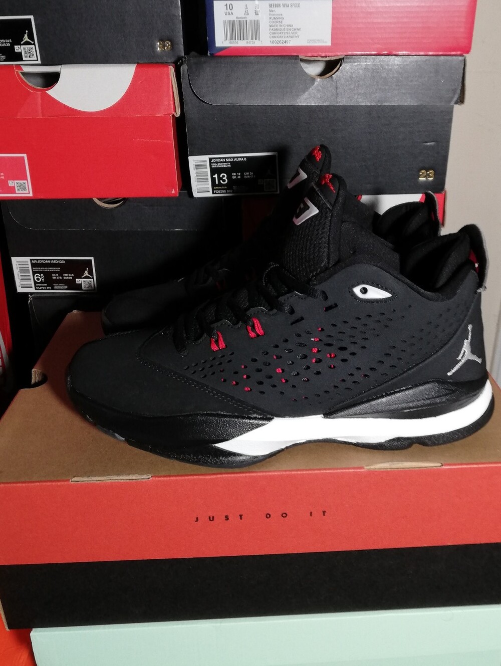 AIR JORDAN CP3.VIII SOFT SUEDE MEN'S US SIZE 11 GOOD CONDITION - Picture 9 of 10